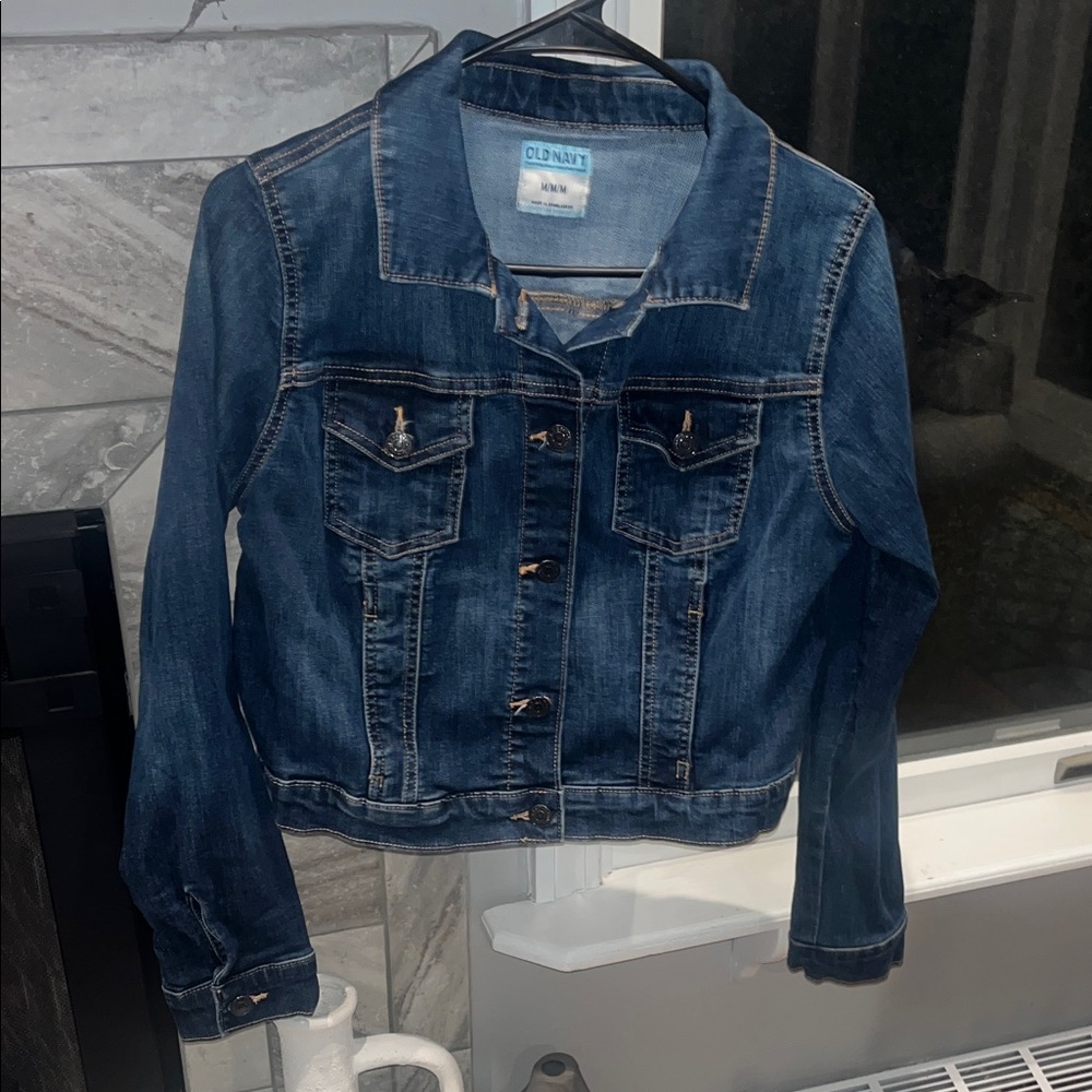 Old Navy Dark Blue Jean Jacket